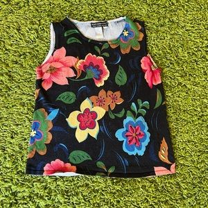 Vintage Silk Floral Top
